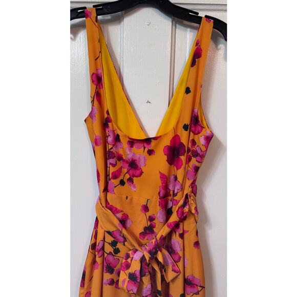 NWT Hutch Tansy Asymmetrical Floral V Neck Wrap Dress Size S - Picture 12 of 14